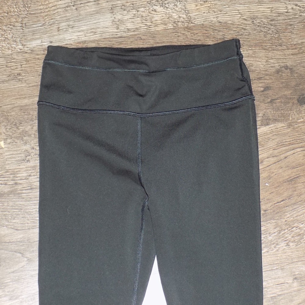 Athleta Accelerate Crop Leggings Womens Small Black Excellent Running Tights - Picture 2 of 8